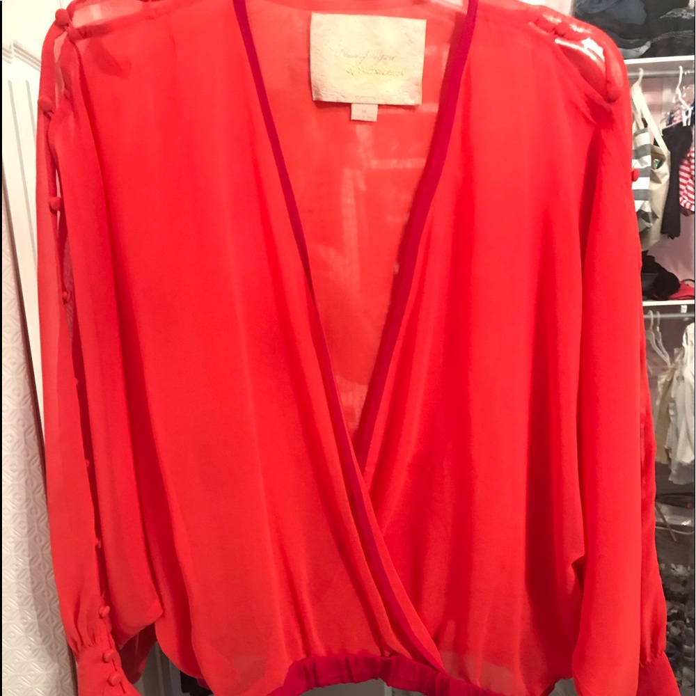 Long sleeved blouse